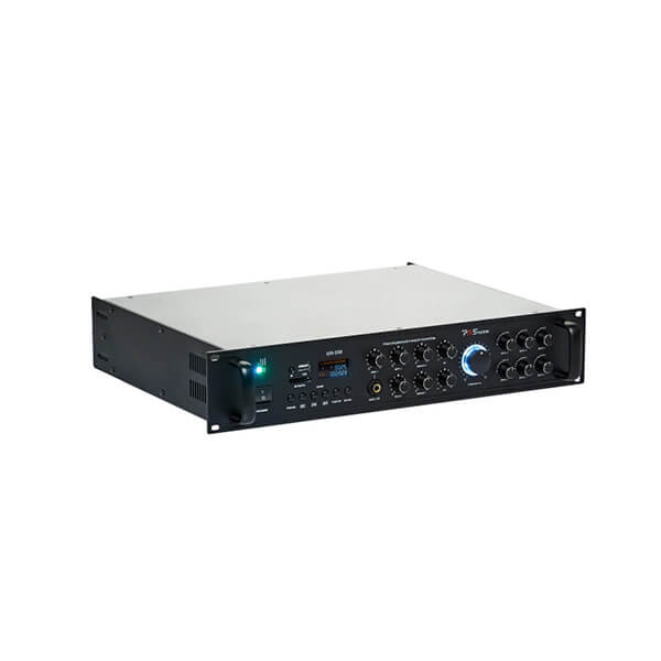 Трансляционный 6-зонный микшер-усилитель с MP3-Bluetooth-FM PASystem LEV-350