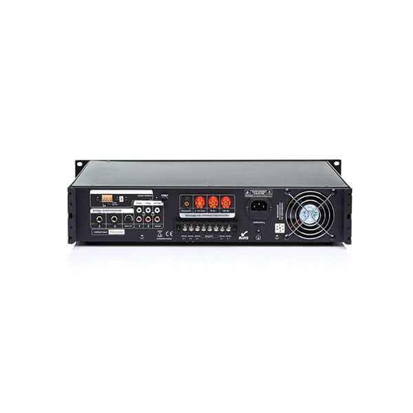 Трансляционный микшер-усилитель с MP3-Bluetooth-FM PASystem LEV-500DC