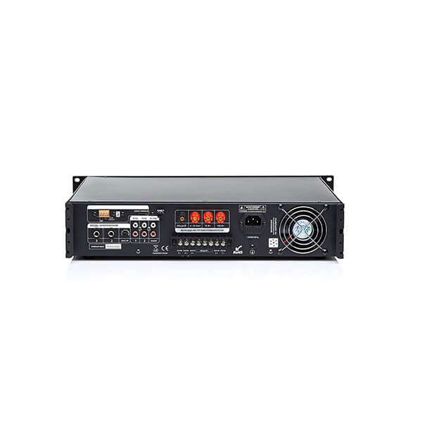 Трансляционный 5-зонный микшер-усилитель с MP3-Bluetooth-FM плеером и EMC модулем PASystem LEV-650DC